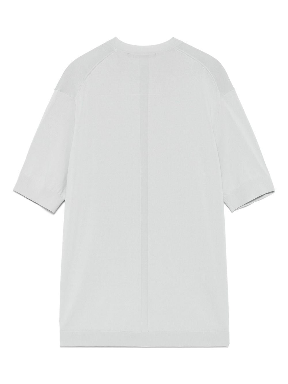 T-shirt k193 in maglia grigia
