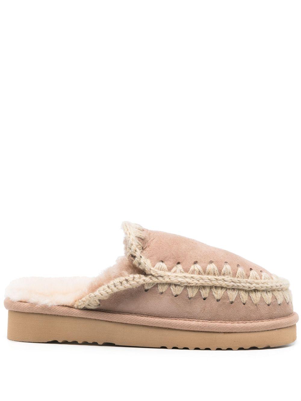 Slippers color sabbia slip-on MUFW101125A CAM MOU 