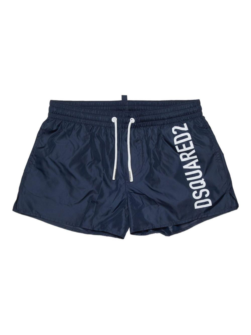 Shorts da bagno con logo laterale DQ3293D0AHA DQ866 DSQUARED KIDS 