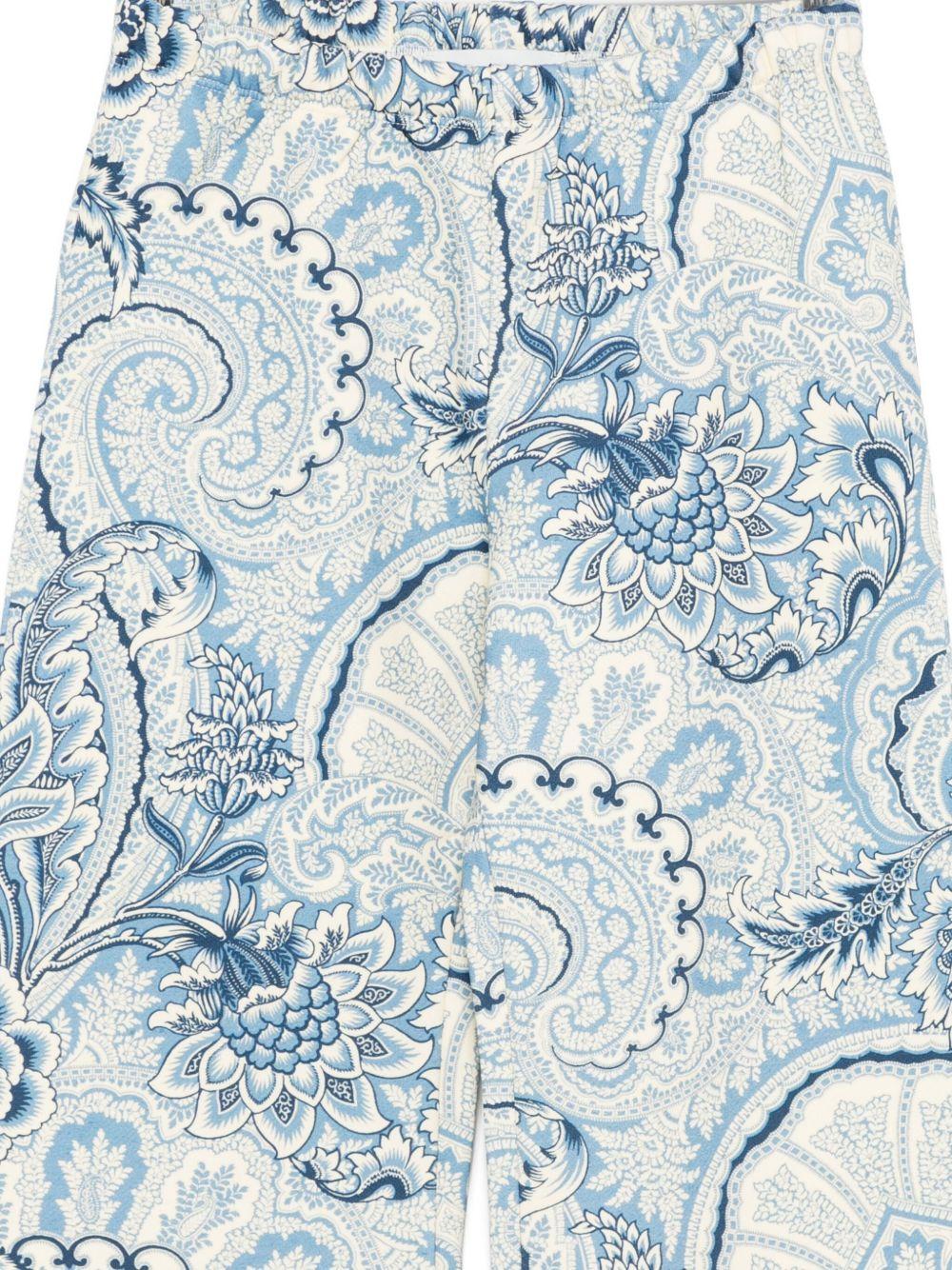 Pantaloni con Stampa Paisley GX6A70Z3354 638BL ETRO KIDS 