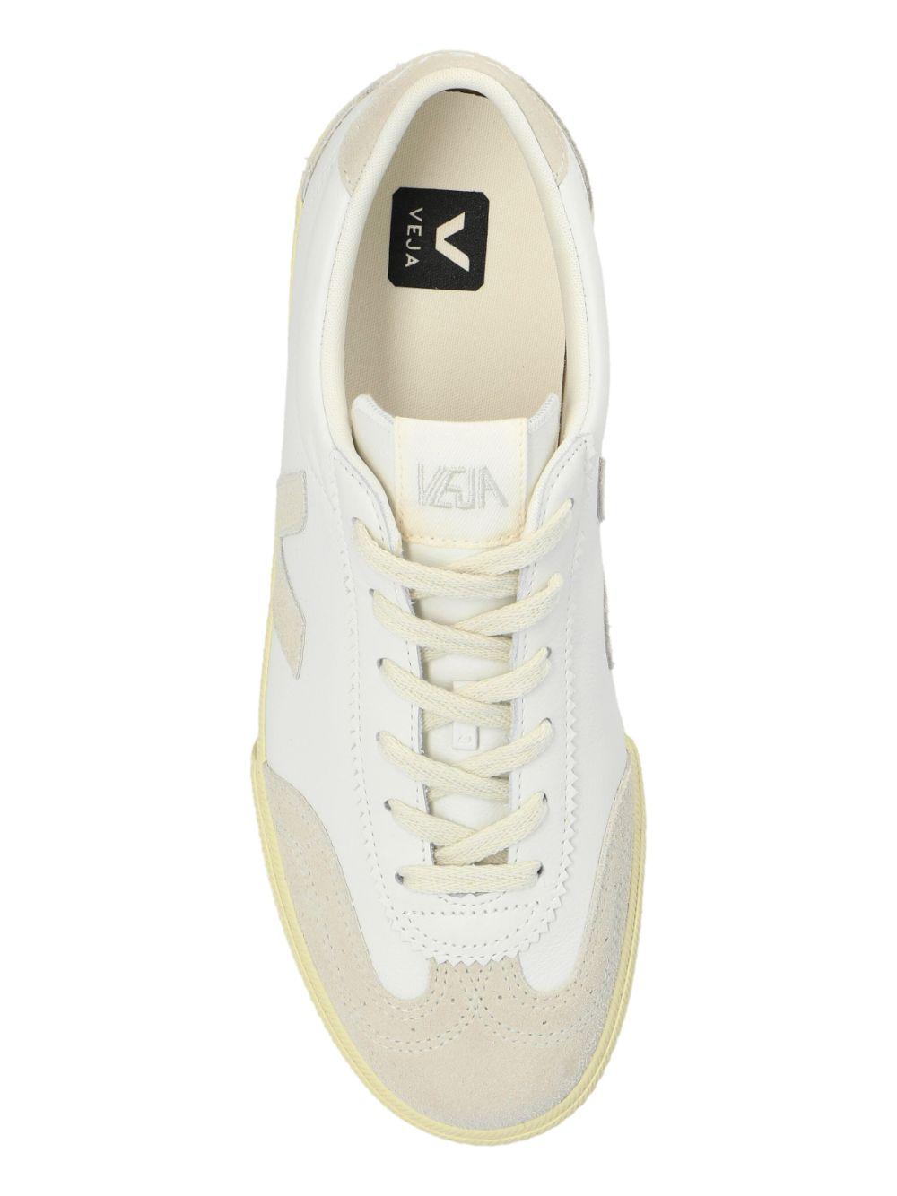 Sneakers in Pelle e Tela con Inserti VO2003852B WHITENATURAL VEJA 