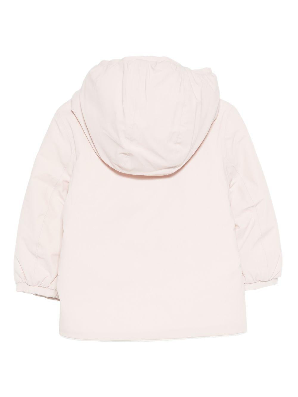 Giacca Jacques rosa/bianco con cappuccio K71338W B3E K-WAY KIDS 
