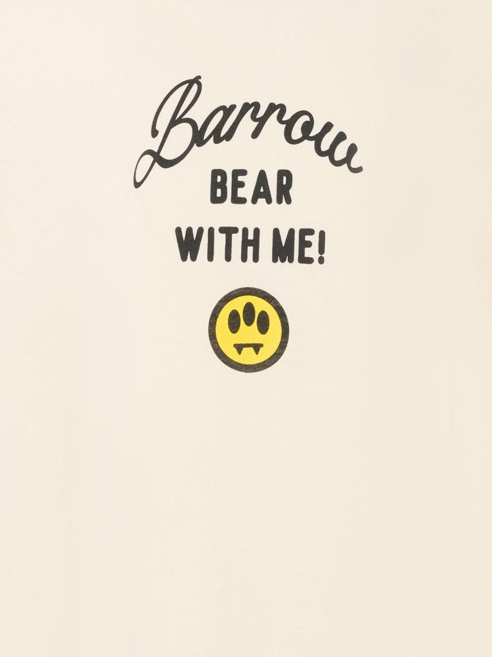 T-shirt Teddy Bear con Logo F5BKJGTH133 013 BARROW KIDS 