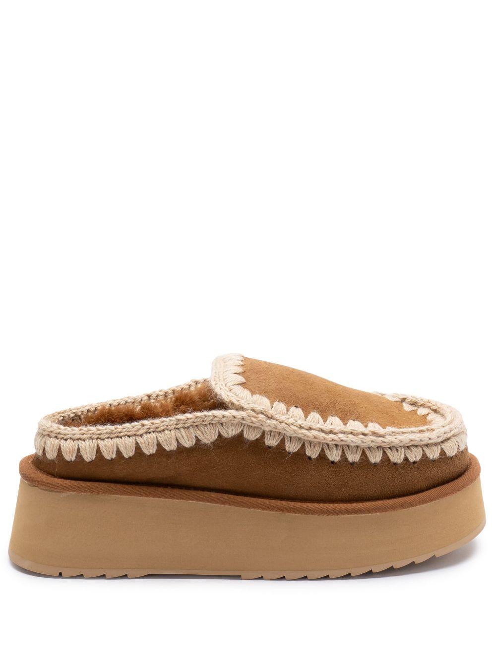 Slippers Eskimo Bold cognac MUFW681004A COG MOU 