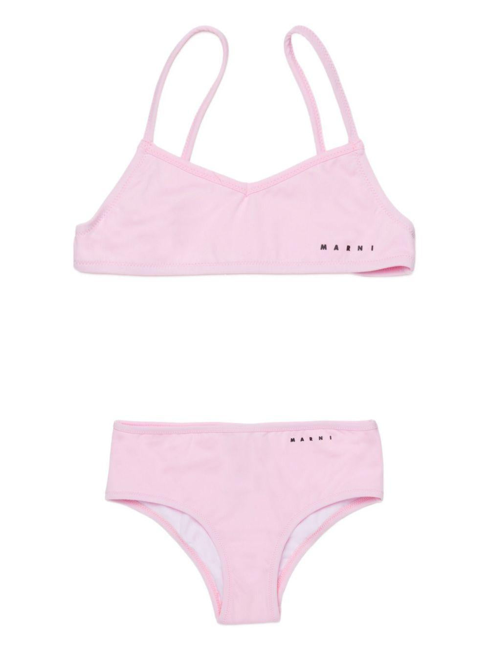 Bikini a due pezzi con spalline M01759M00M2 0M351 MARNI KIDS 