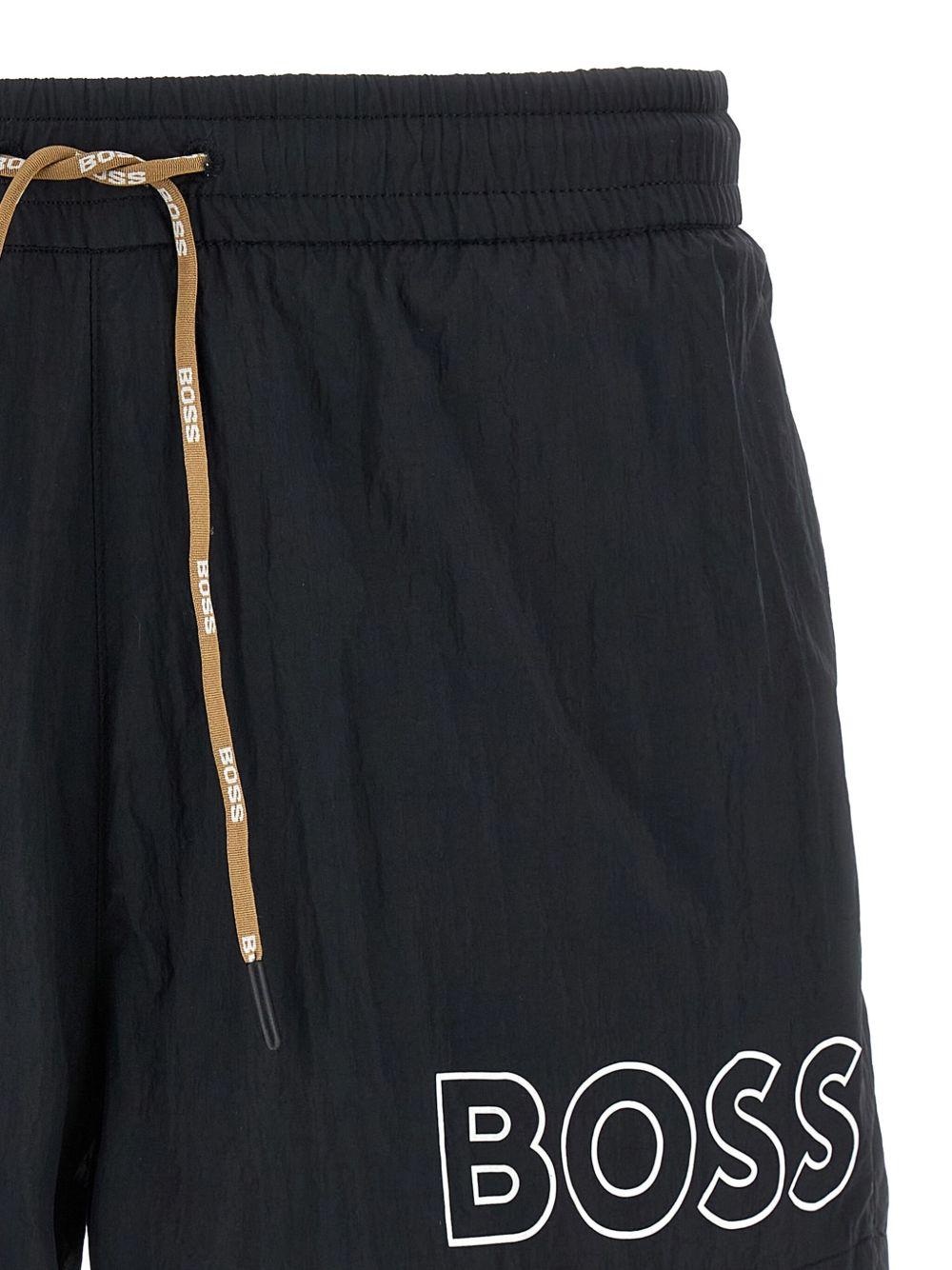 Shorts con coulisse e logo 50469280 005 BOSS 