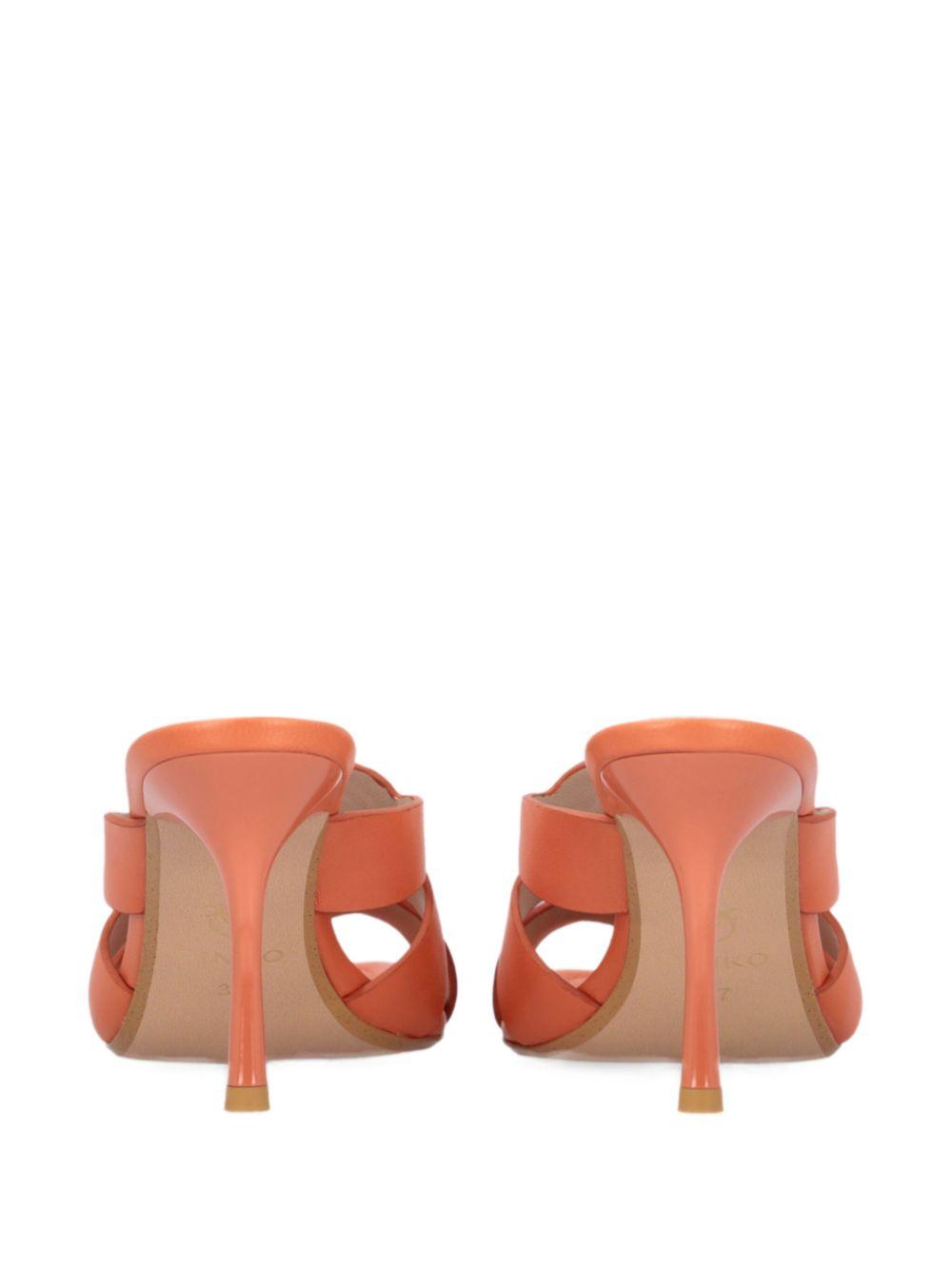 Sandalo lisa 04 arancione fard