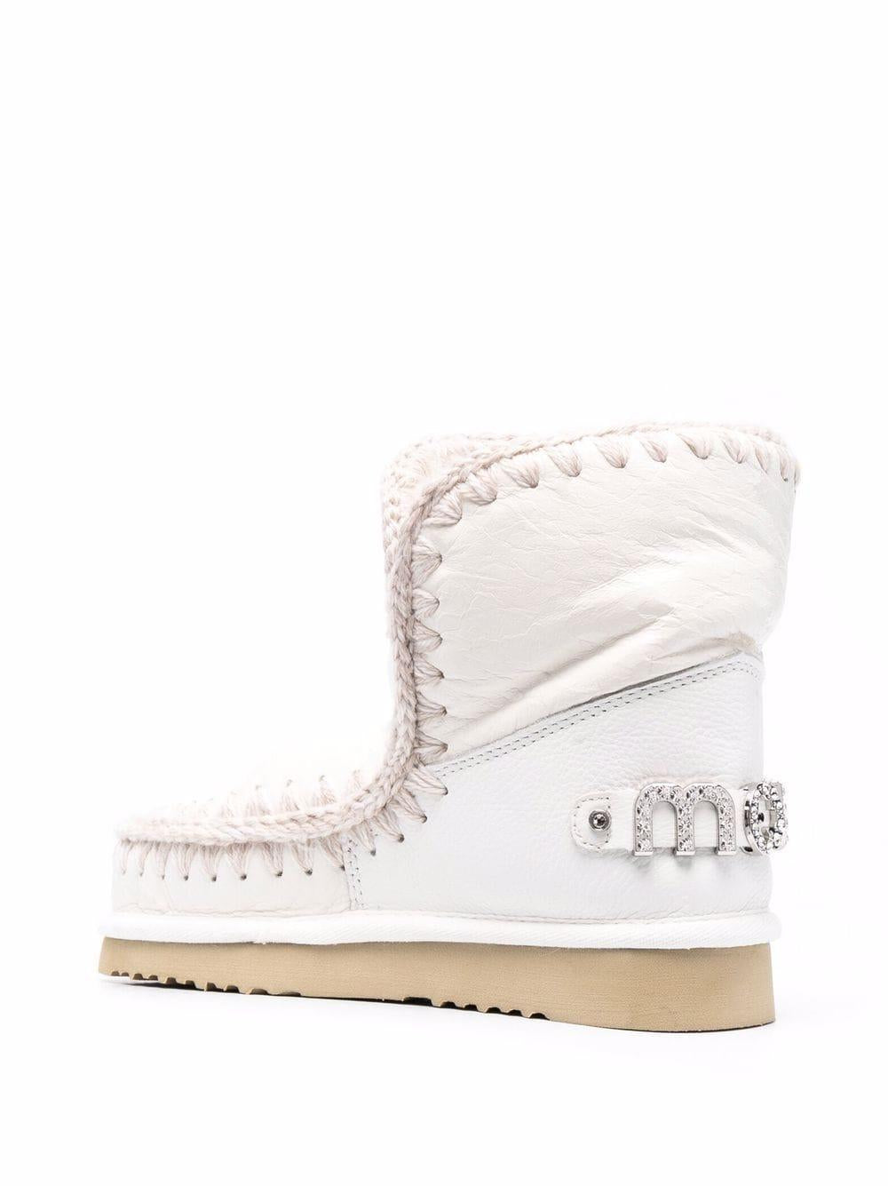 Stivale Eskimo 18 logo stass bianco MUFW101036C WXWHI MOU 