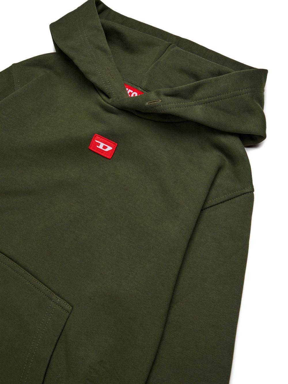 Felpa con Cappuccio e Logo J025020GEAD K513 DIESEL KIDS 