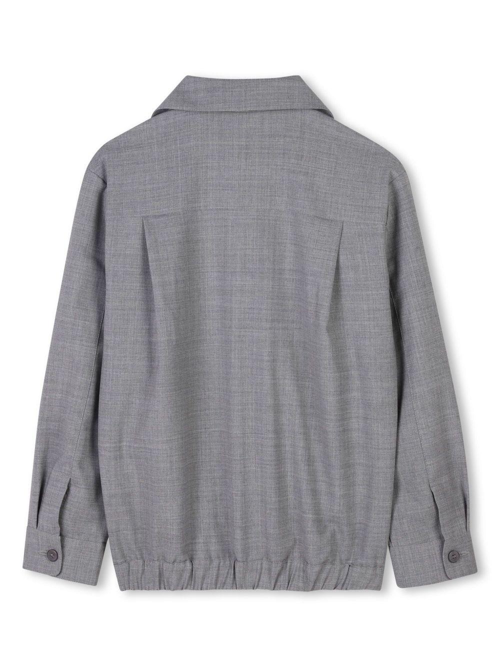 Camicia grigia taglio elegante H30693 A47 GIVENCHY KIDS 