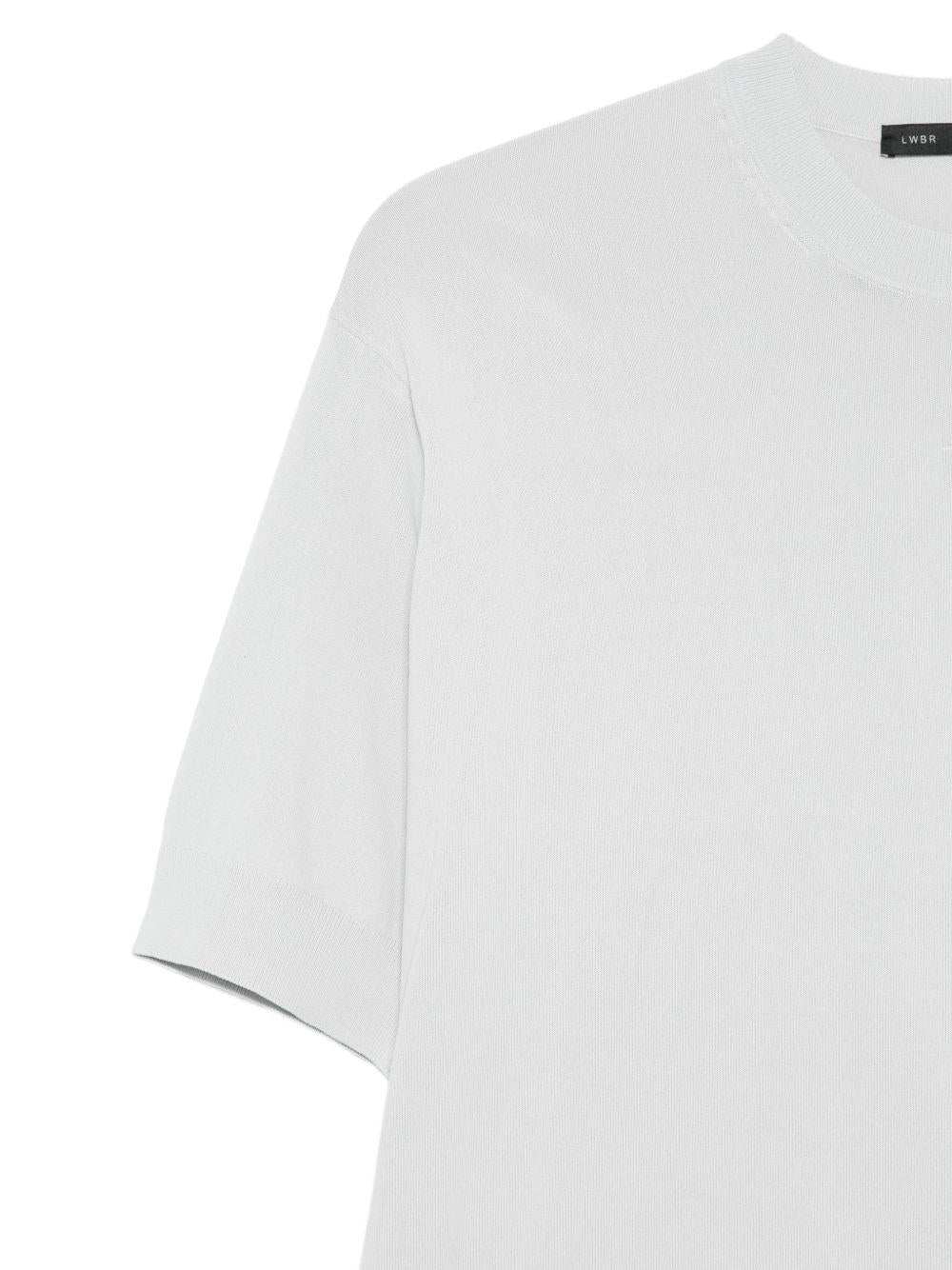 T-shirt a maglia con pannelli LM26001 N049 LOW BRAND 