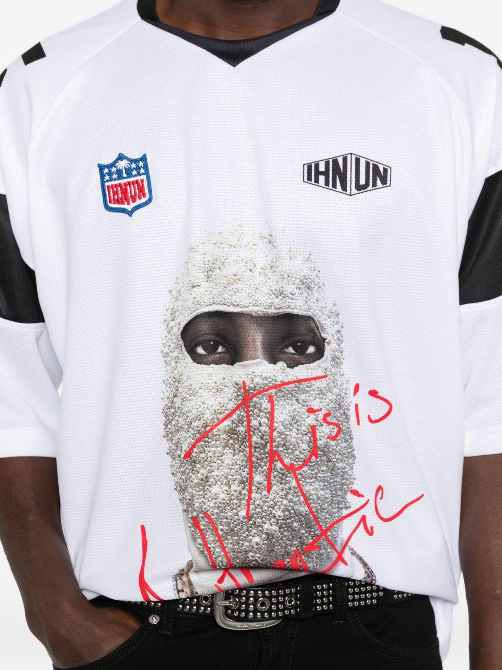 T-shirt in poliestere stampa grafica NUS26230 463 IH NOM UH NIT 