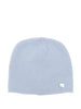 Cappello in maglia celeste