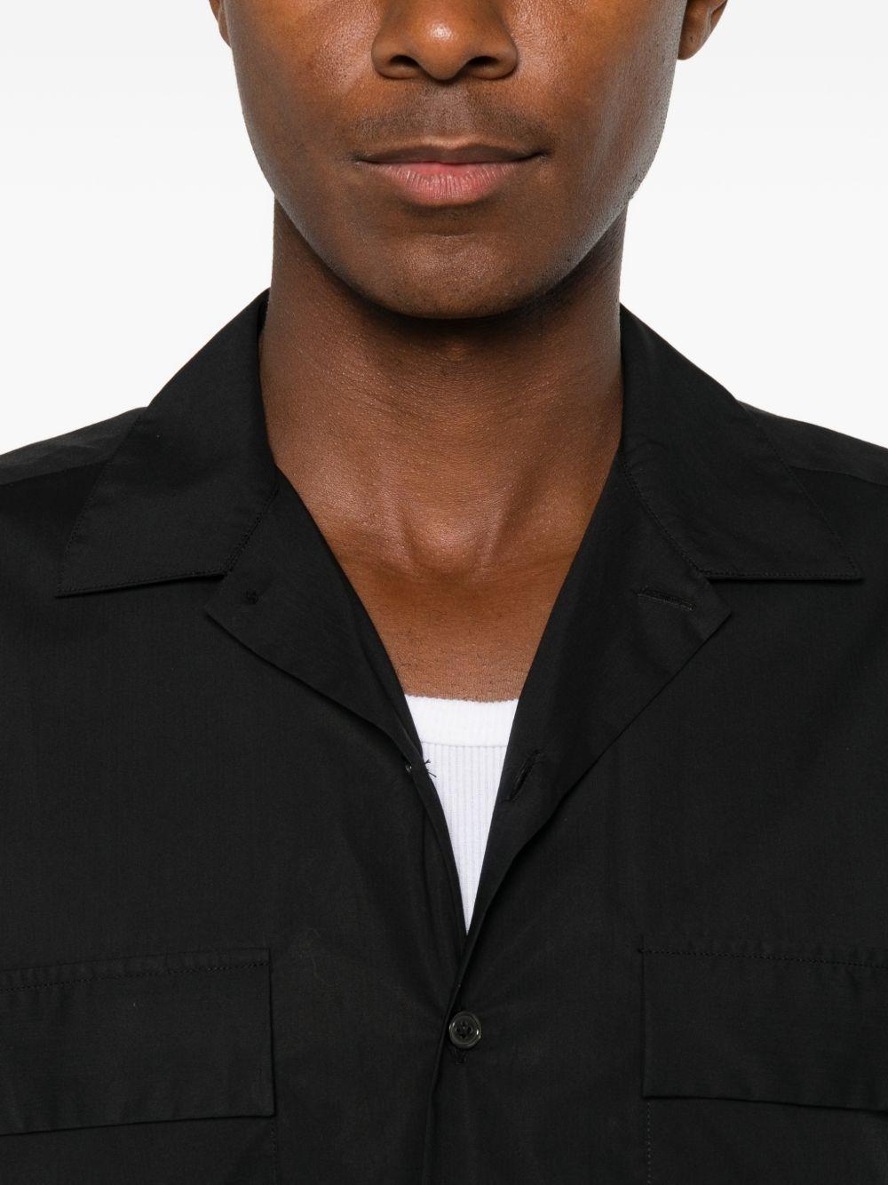 002 Camicia Nera Cotone BS424ST8343 002 BRIAN DALES 
