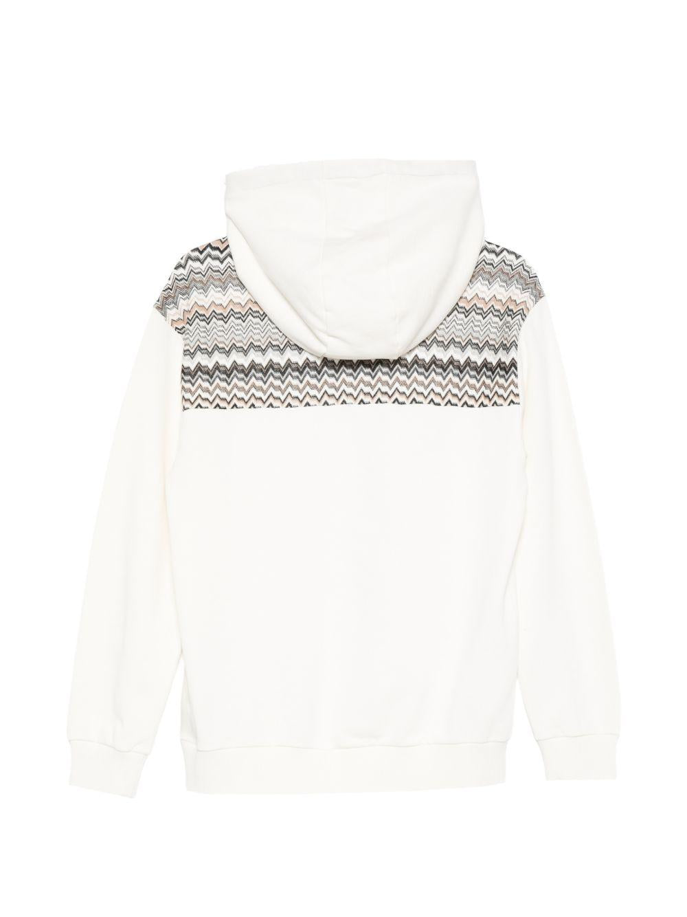 Felpa in cotone con cappuccio MY4P40Z3183 102 MISSONI KIDS 