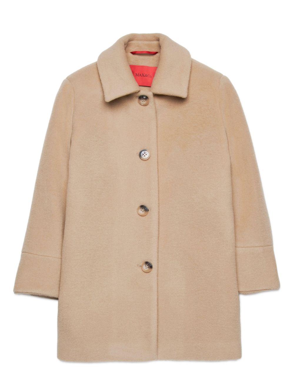 Cappotto beige lana