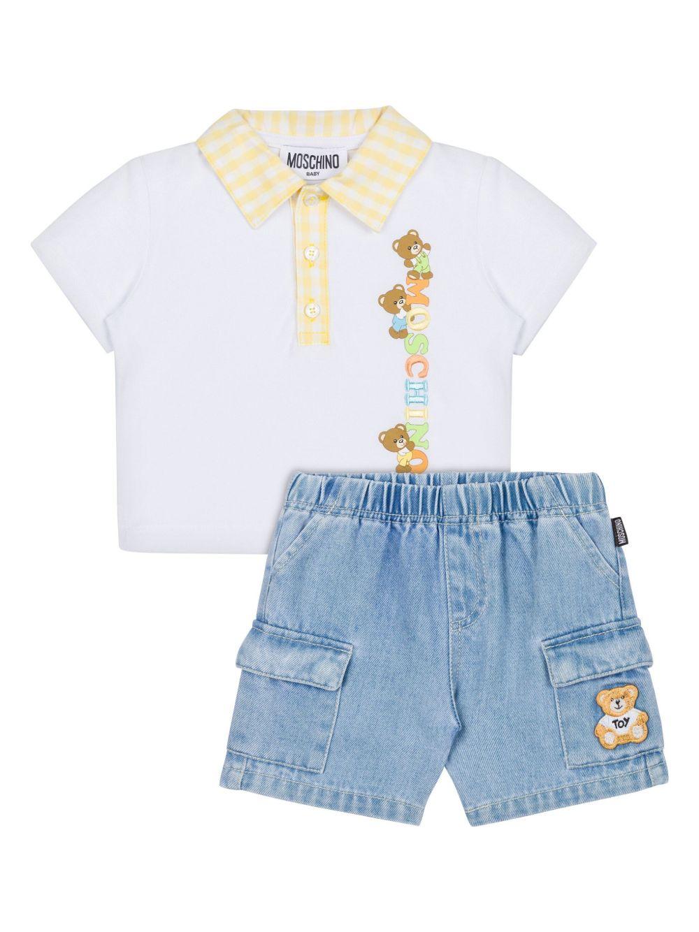 Completo logo multicolor neonato (2pz)