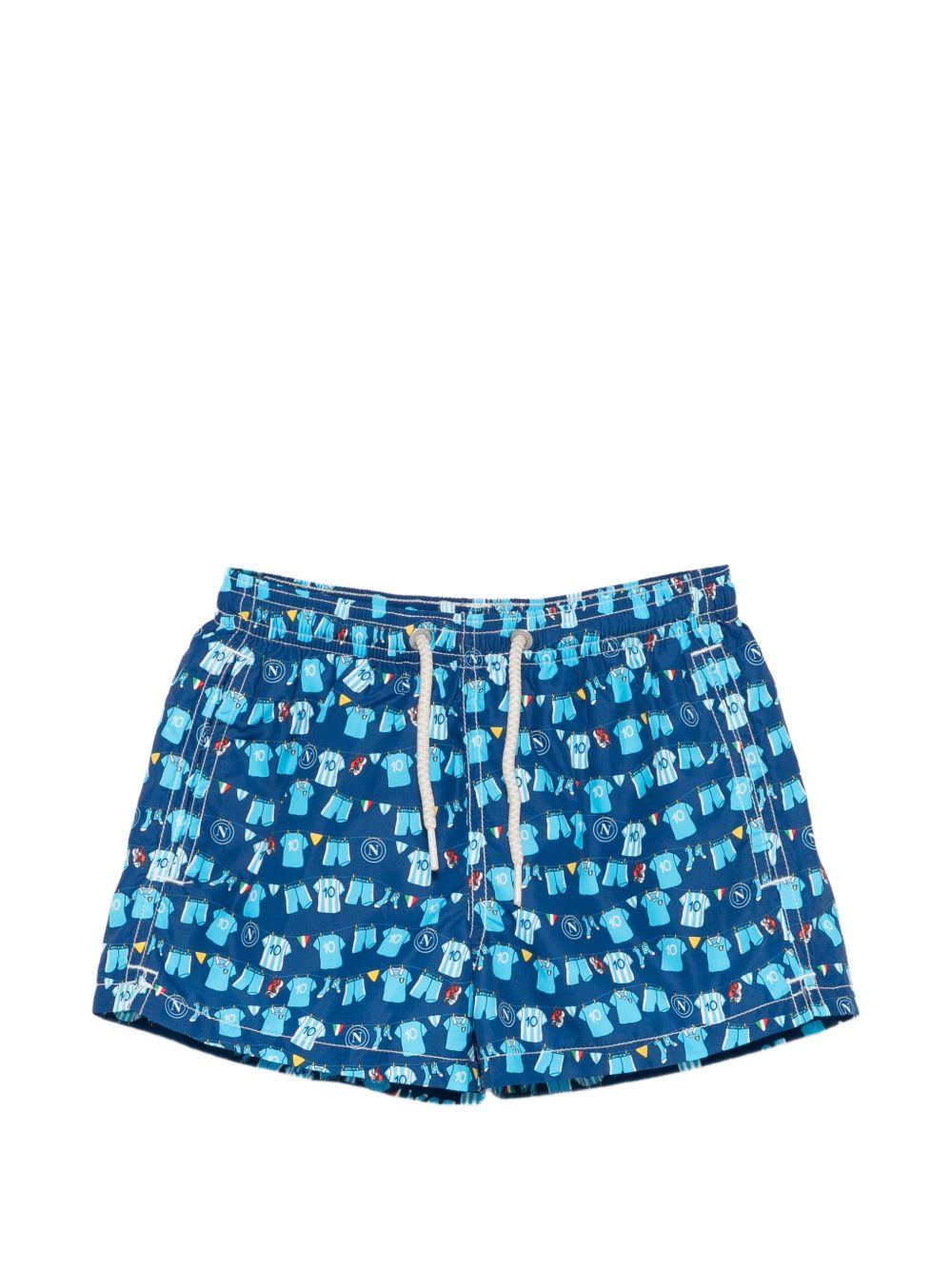 Costume con stampa all over JEA0004 07453L MC2 SAINT BARTH KIDS 