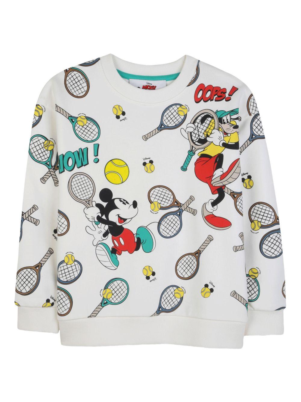 Felpa in cotone con stampa Mickey Mouse W60780 126 MARC JACOBS KIDS 
