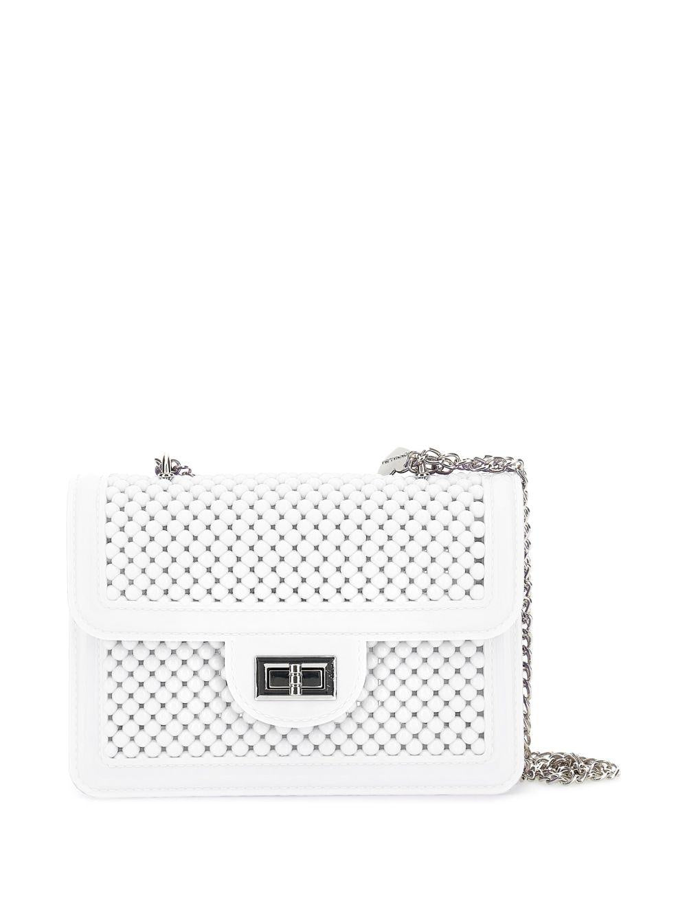 Borsa a tracolla con borchie e catena 17G0007061 0099 MONNALISA KIDS 