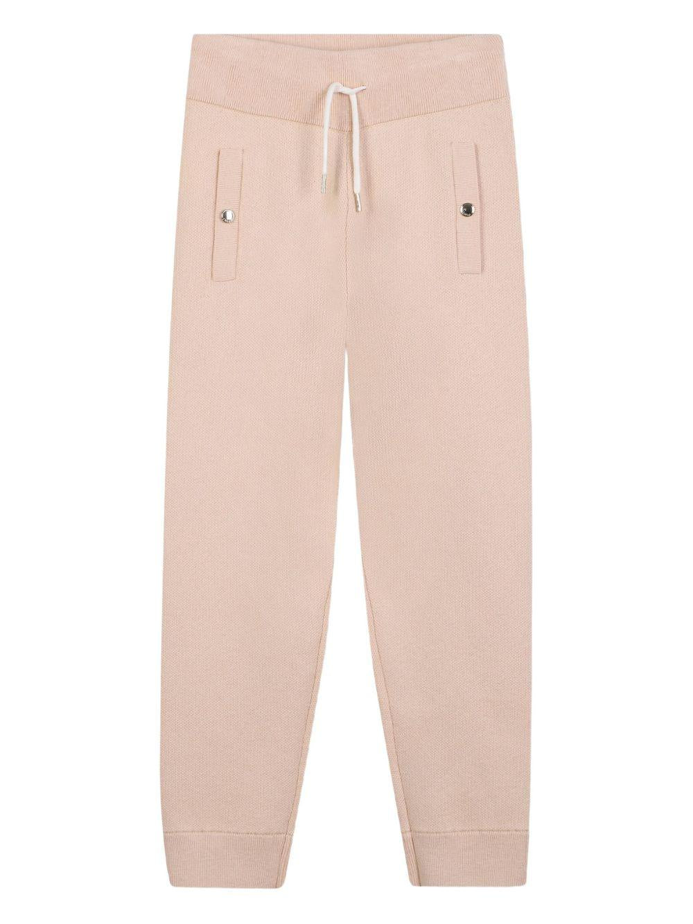 Pantaloni con Logo e Chiusura a Coulisse C20789 257 CHLOE KIDS 