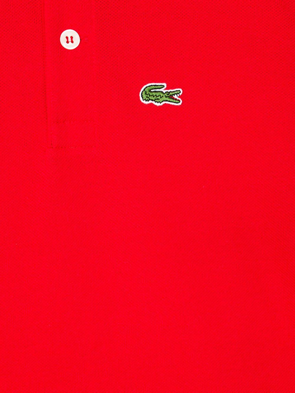 Polo rossa logo ricamo PJ2909 240 LACOSTE KIDS 