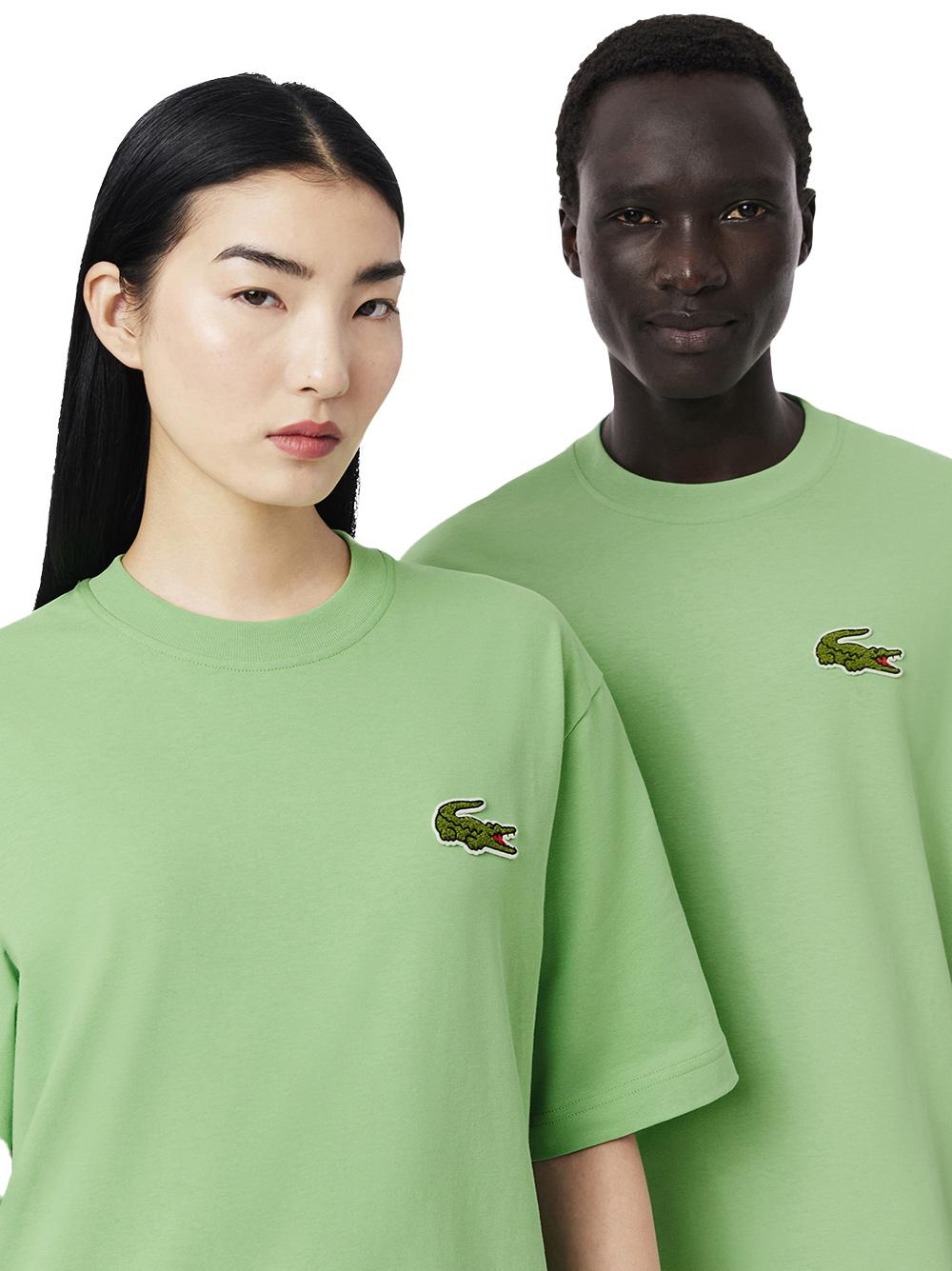 T-shirt verde big logo TH2745 TTF LACOSTE 