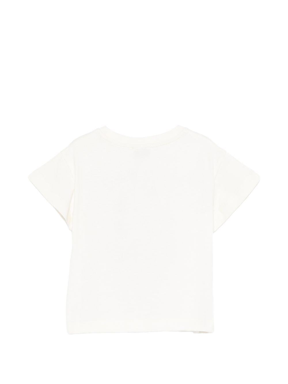 T-shirt con logo ricamato GY8A31Z3672 102RS ETRO KIDS 
