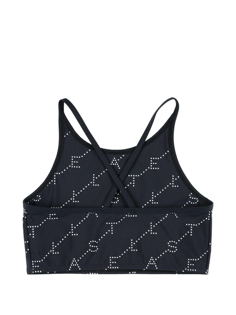 Top sportivo con borchie a X TY8C12Z3479 930BC STELLA MCCARTNEY KIDS 