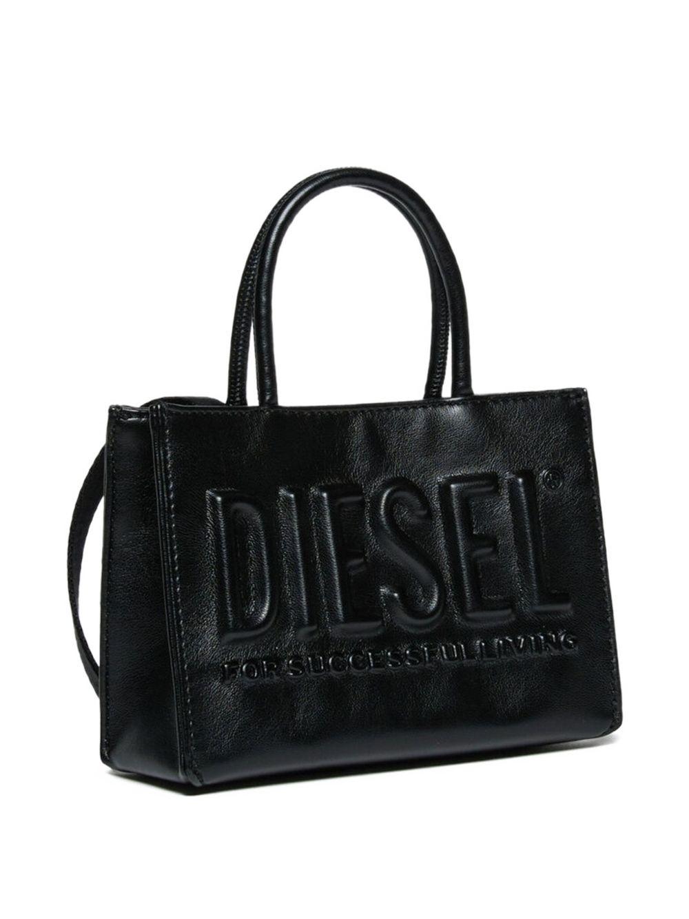 Borsa Mini Nera DSL 3D con logo J02529P8073 T8013 DIESEL KIDS 
