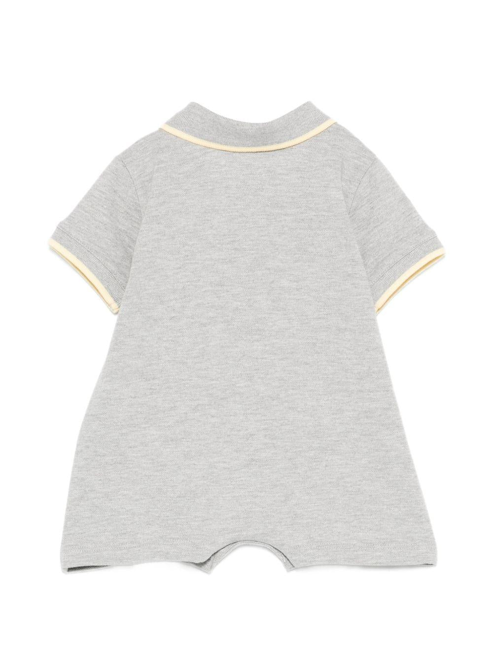 Pagliaccetto in cotone con orsetto E26171 GRIGIO NANAN KIDS 