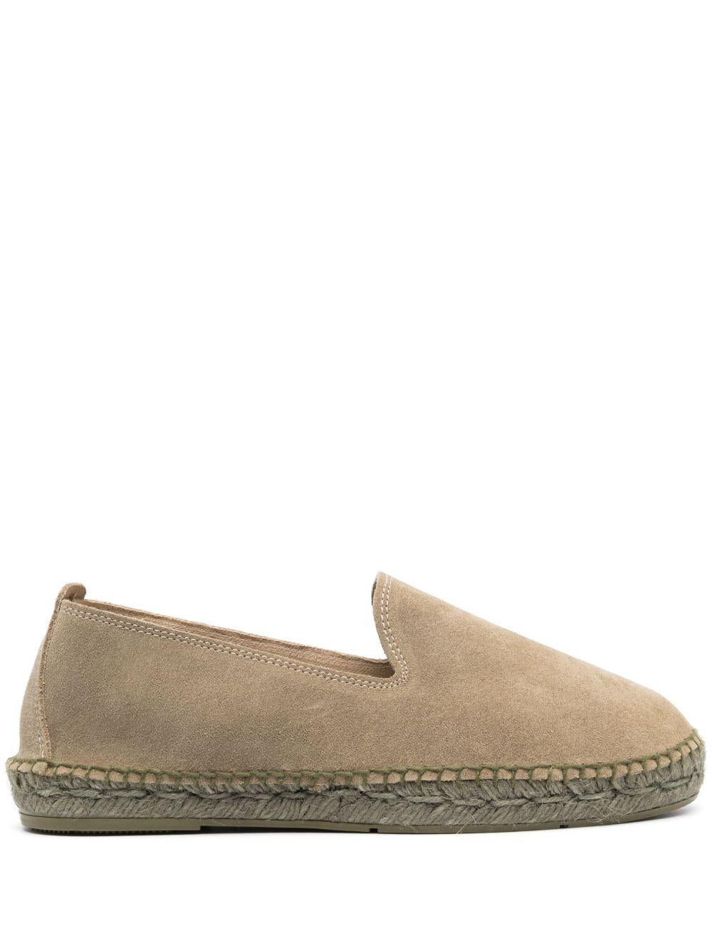 Espadrillas Hamptons scamosciati verde tono su tono R47C0 FORESTONTONE MANEBI 