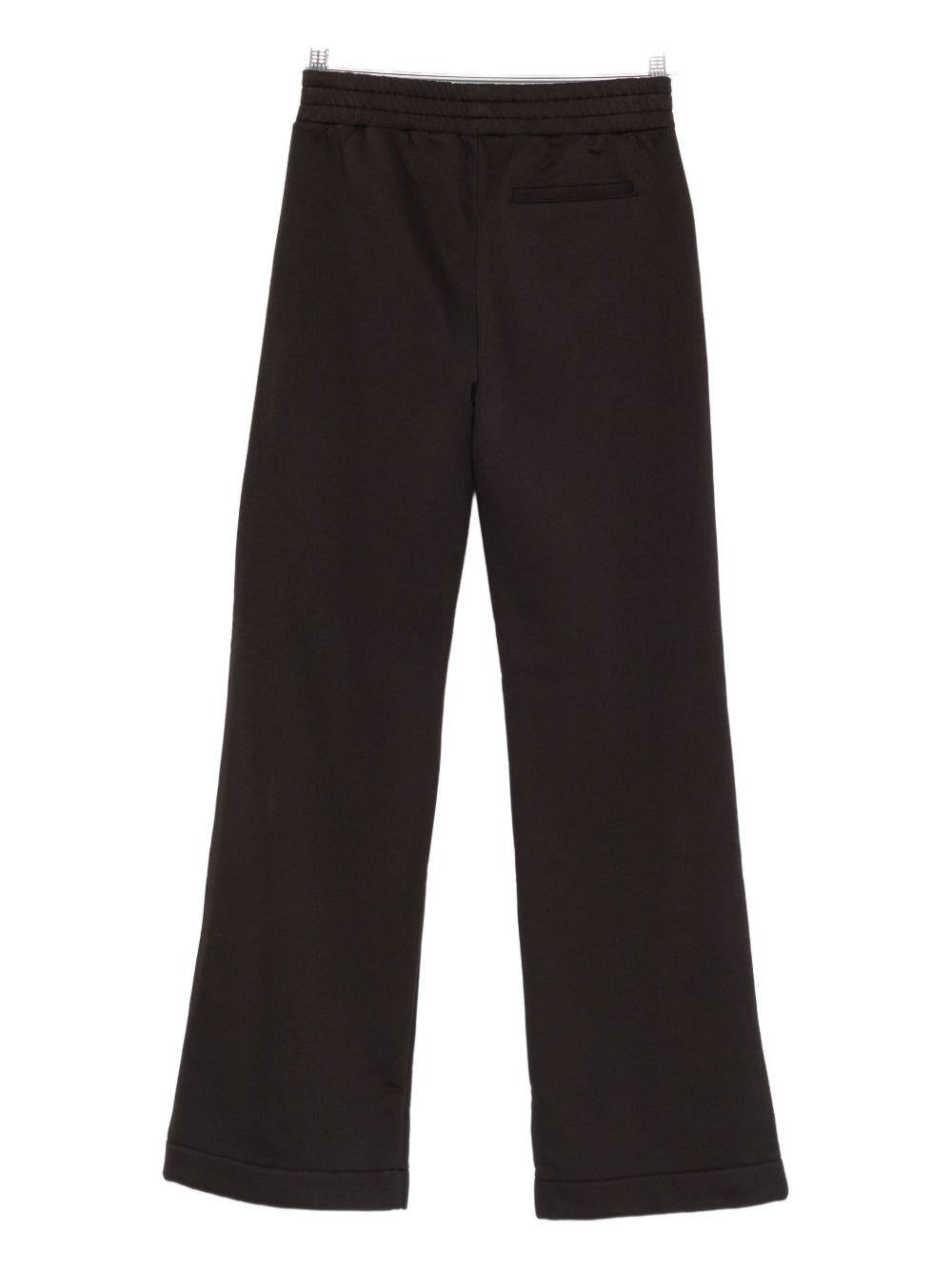 Pantaloni neri con vita elasticizzata DP831KF0234IT1DDD 999 DONDUP 
