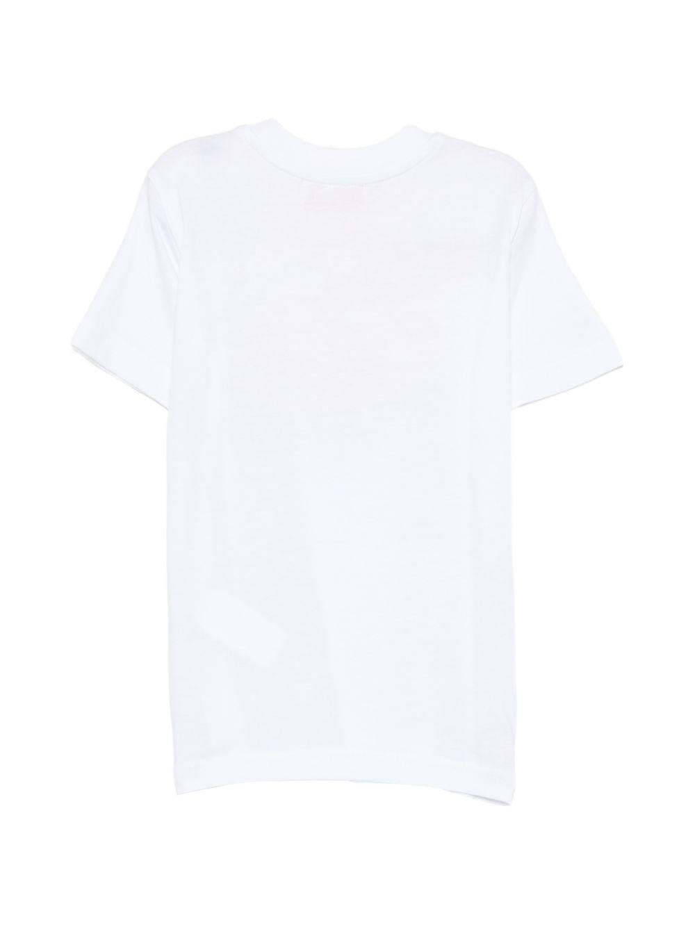 T-shirt in cotone con bottoni a pressione K007650GRAI K100 DIESEL KIDS 