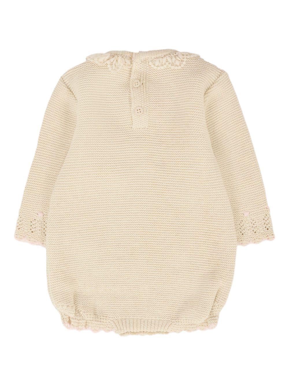 Body Avena in Maglia con Fiocco e Colletto 005123093 7337H94 PAZ RODRIGUEZ KIDS 
