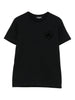 T-shirt nera con logo