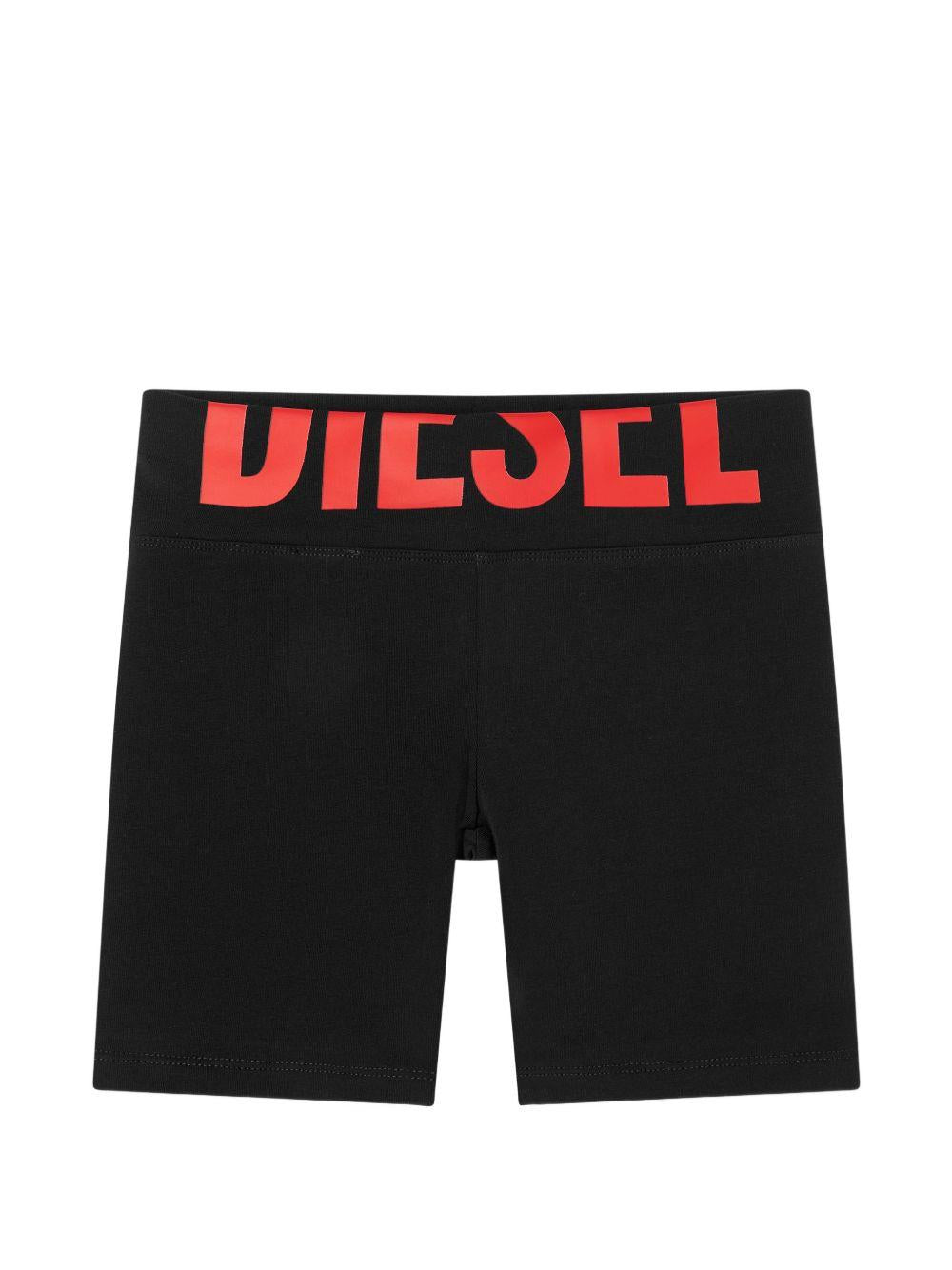 Shorts in cotone con elasticizzato J02675KYA0L K900 DIESEL KIDS 
