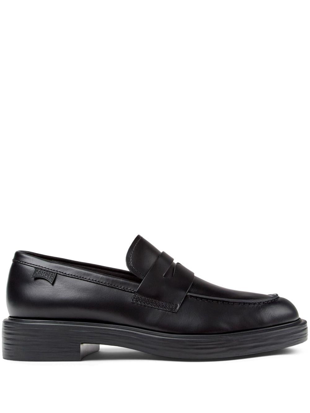 Mocassini in pelle con suola platform K101045 001 CAMPER 