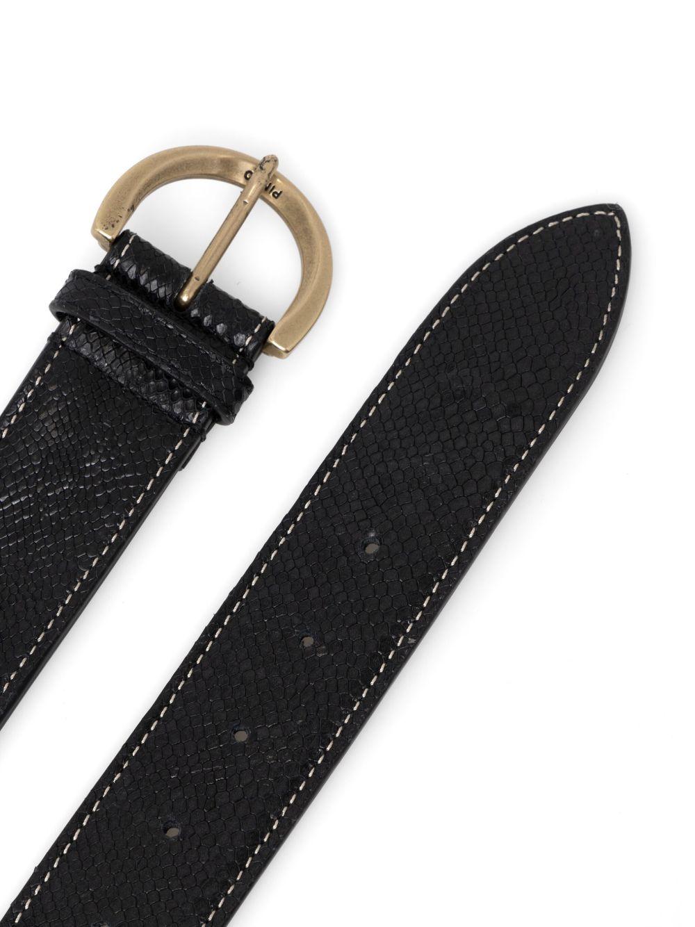 CINTURA CON CUT-OUT SUL RETRO nera - Preludio Moda