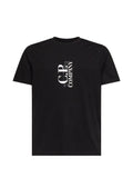T-shirt in cotone con stampa logo