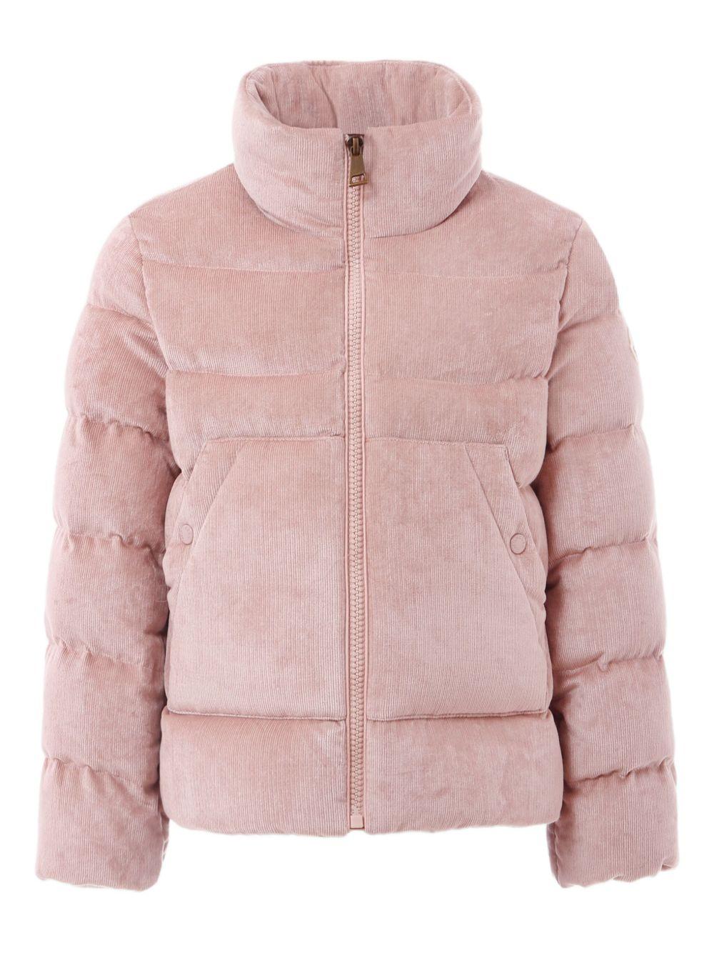 Piumino a Costine con Imbottitura in Piuma K29541A00033598QF 53D MONCLER KIDS 