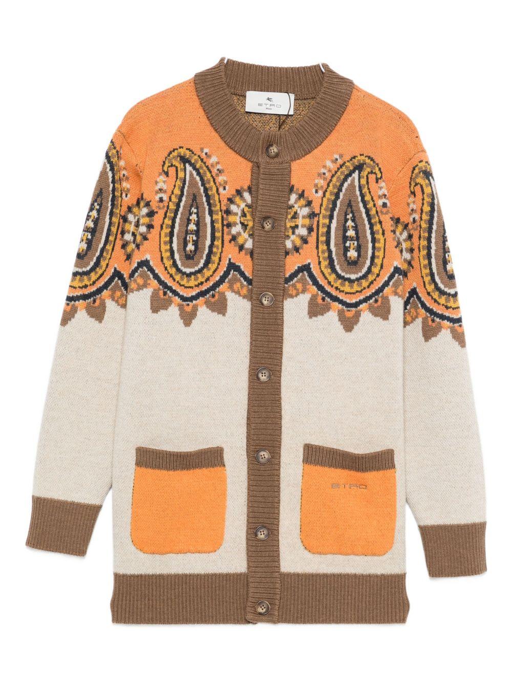 Cardigan con Stampa Paisley GX9Q00W0033 872MC ETRO KIDS 
