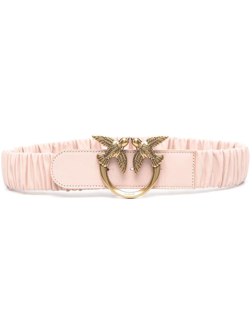 Cintura cipria big elasticizzata Love Birds 100824A0F2O81Q CIPRIA PINKO 
