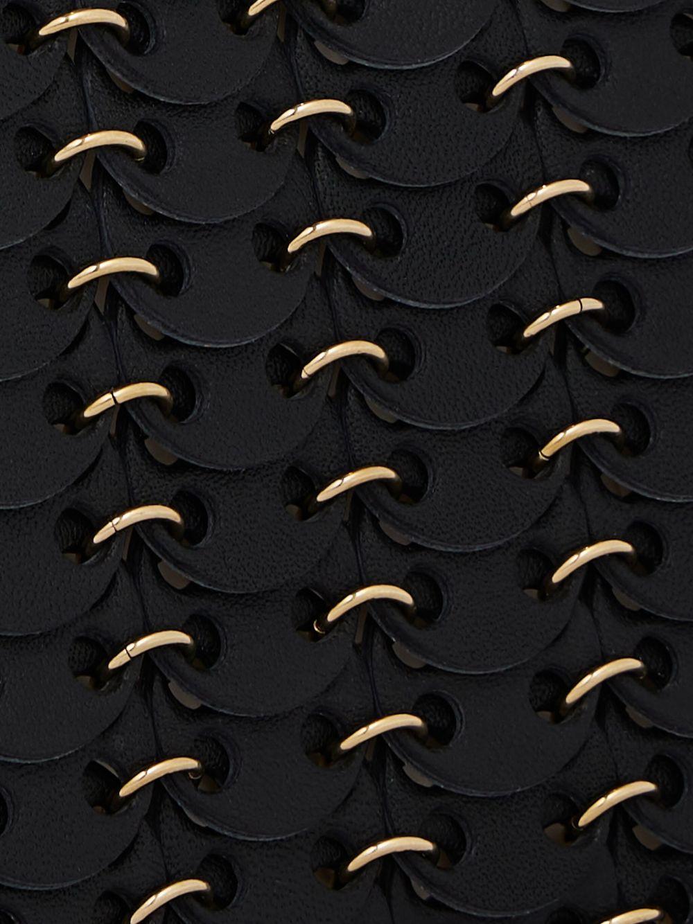 Borsa a spalla 1969 nera con catena 25ASS0506CLF258 M027 RABANNE 