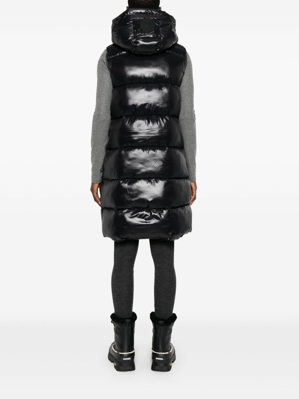 Gilet trapuntato con cappuccio D80302WLOVE21 10000 SAVE THE DUCK 