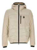 Albert down jacket with hood in neutral colors