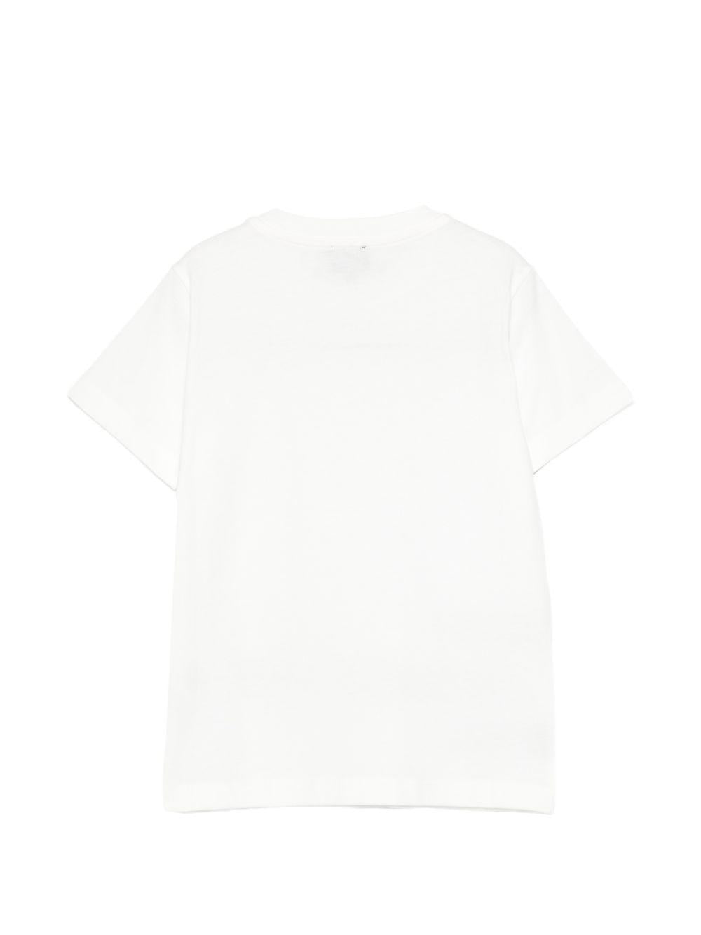 T-shirt in cotone con stampa grafica FY8P71Z3708 101VE FAY KIDS 