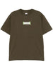 T-shirt verde mini logo petto