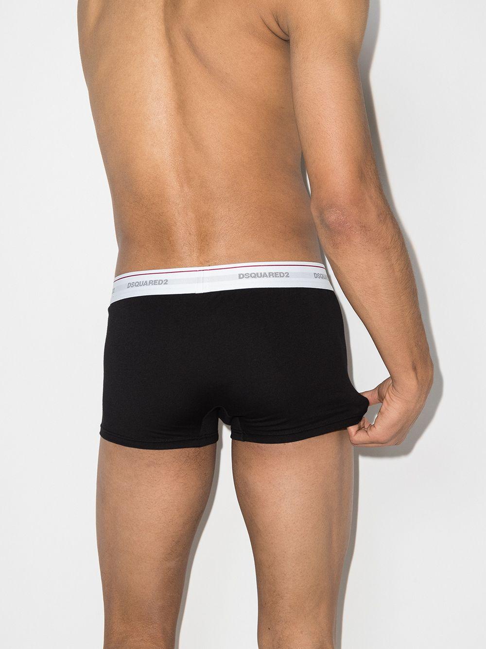 3 pack boxer nero elastico bianco con logo DCXC60040 001 DSQUARED 