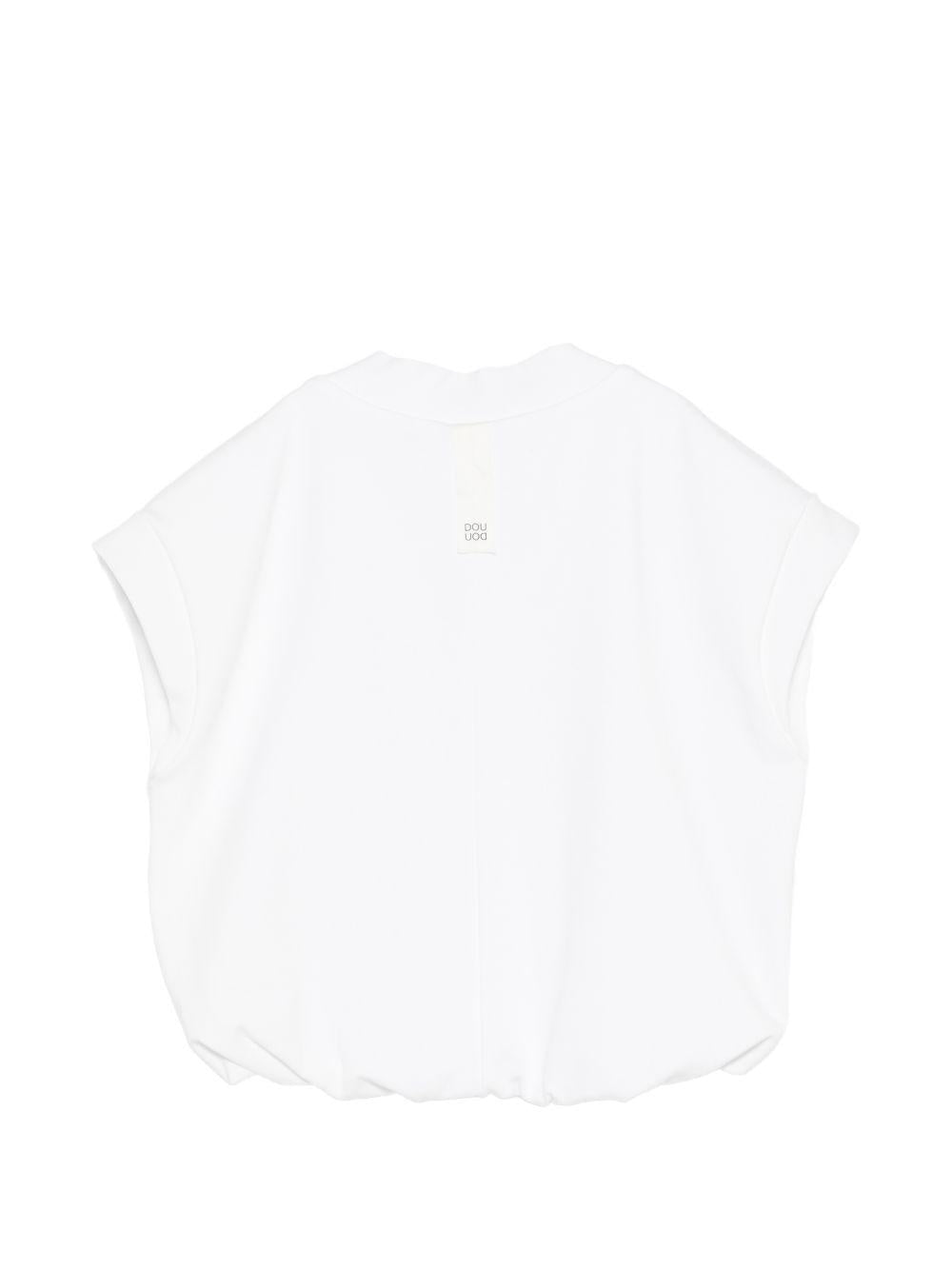 T-shirt con logo bambina DY4A12J0371 100 DOUDOU KIDS 